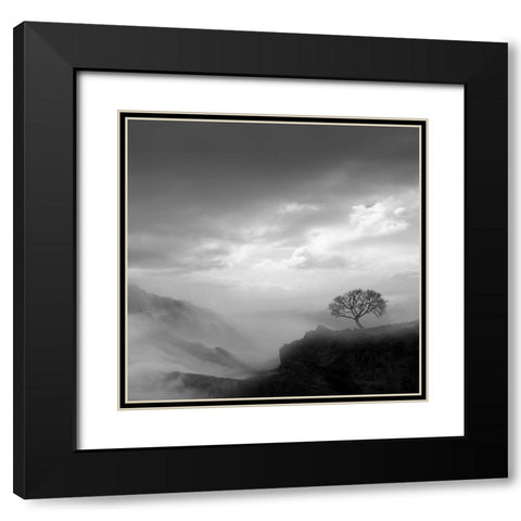 Dreams Black Modern Wood Framed Art Print with Double Matting by Nodeh, Mostafa