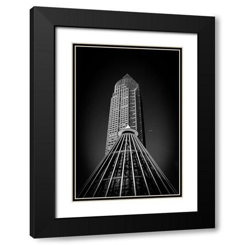 Into The Sky Black Modern Wood Framed Art Print with Double Matting by Cabguy, Kilian