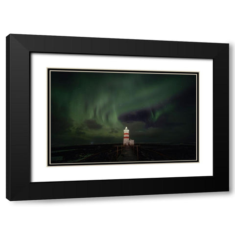 Travel Into A Lighthouse Black Modern Wood Framed Art Print with Double Matting by Nunez Buj, Rodrigo