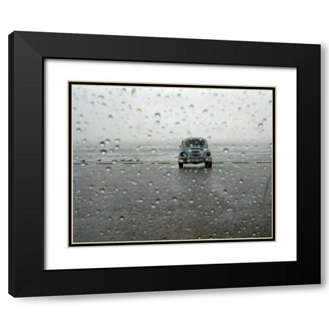 Off Season Black Modern Wood Framed Art Print with Double Matting by Strelok