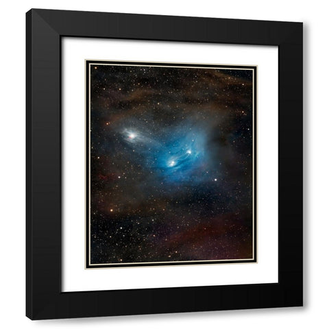 Vdb 102 Black Modern Wood Framed Art Print with Double Matting by Chander, Vikas