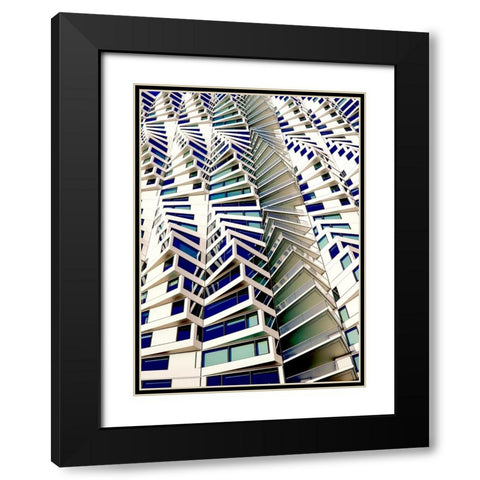 Rooms with a view Black Modern Wood Framed Art Print with Double Matting by Wechsler, Robin