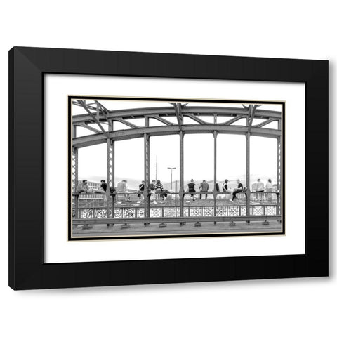 Quitting Time I Black Modern Wood Framed Art Print with Double Matting by Richter, Regine