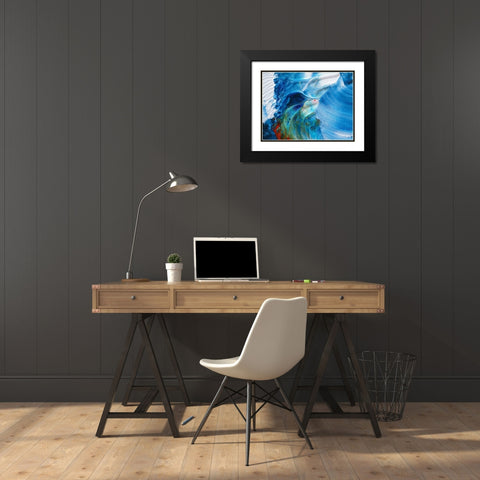 Flying Into The Waves Black Modern Wood Framed Art Print with Double Matting by Westum, Heidi