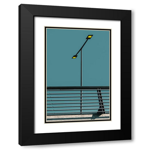 Daylight Black Modern Wood Framed Art Print with Double Matting by Ruckert, Stephan