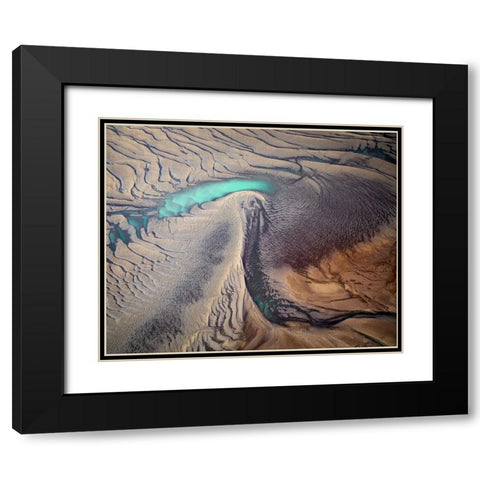 Eye Of Sauron Black Modern Wood Framed Art Print with Double Matting by Sadovsky, Vlad