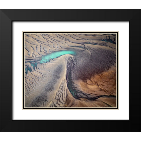 Eye Of Sauron Black Modern Wood Framed Art Print with Double Matting by Sadovsky, Vlad