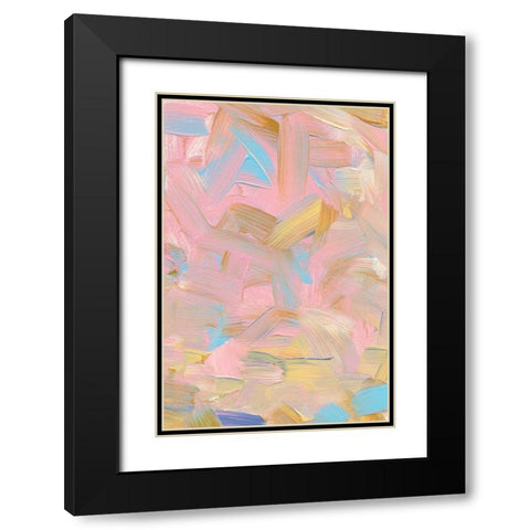 Playday Black Modern Wood Framed Art Print with Double Matting by uplusmestudio