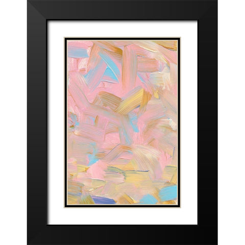 Playday Black Modern Wood Framed Art Print with Double Matting by uplusmestudio