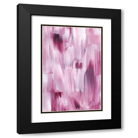 Love Enough Black Modern Wood Framed Art Print with Double Matting by uplusmestudio