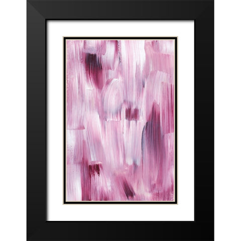 Love Enough Black Modern Wood Framed Art Print with Double Matting by uplusmestudio