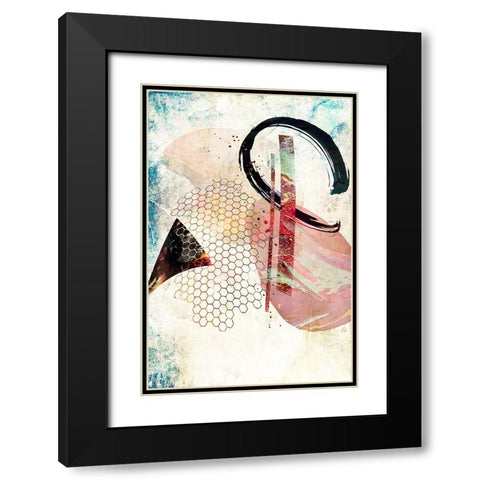 Boho art 16 Black Modern Wood Framed Art Print with Double Matting by Kulik, Rafal