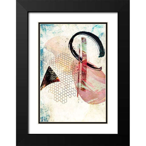 Boho art 16 Black Modern Wood Framed Art Print with Double Matting by Kulik, Rafal