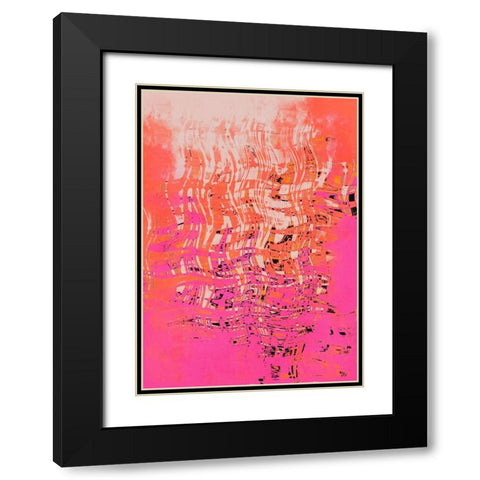 Time Machine No 1 Black Modern Wood Framed Art Print with Double Matting by Treechild