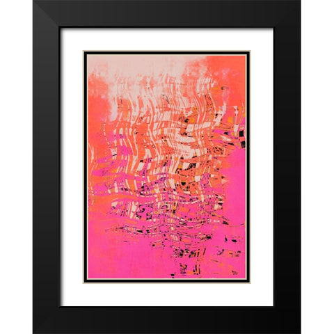 Time Machine No 1 Black Modern Wood Framed Art Print with Double Matting by Treechild