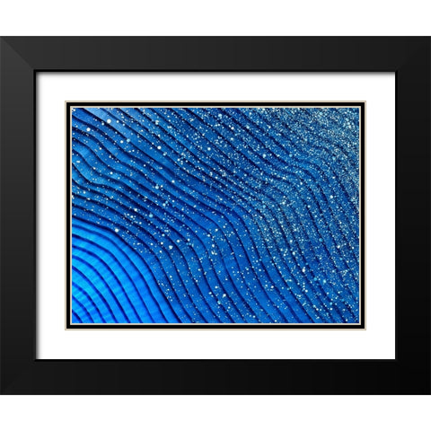 Star Light Star Bright horizontal Black Modern Wood Framed Art Print with Double Matting by Mann, Tara