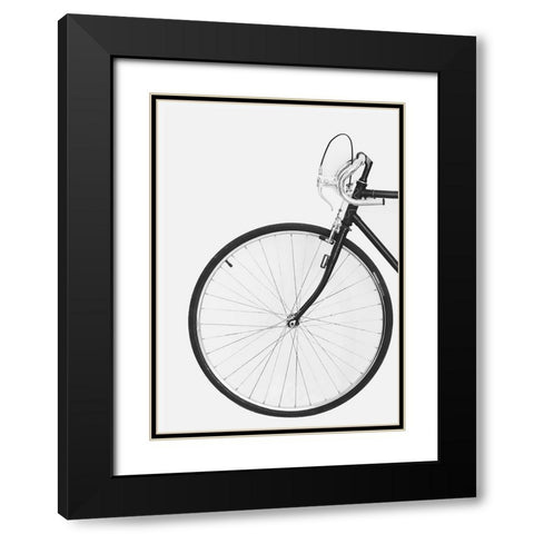 Bicycle Black Modern Wood Framed Art Print with Double Matting by Pienaar, Kathrin