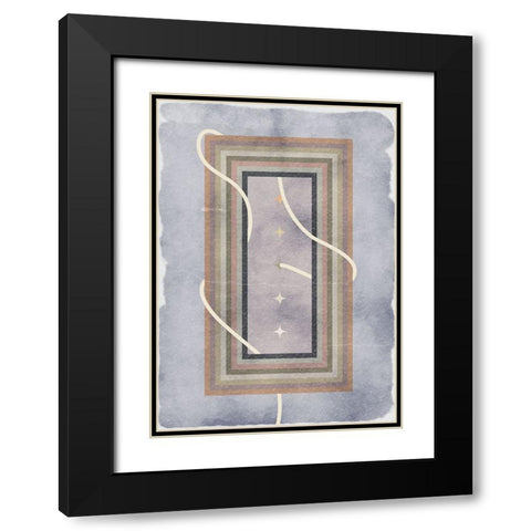 Soul in a frame Black Modern Wood Framed Art Print with Double Matting by Elmoudden, Omar