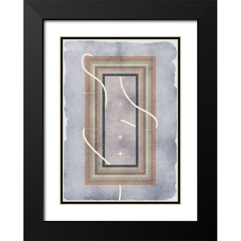 Soul in a frame Black Modern Wood Framed Art Print with Double Matting by Elmoudden, Omar