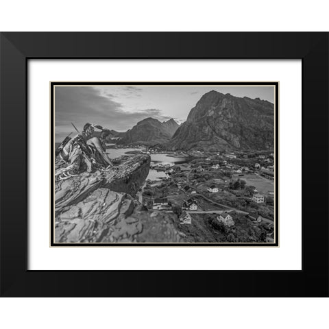 A Different Time 2 Black Modern Wood Framed Art Print with Double Matting by Martinussen, Baard