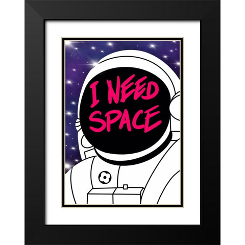 I need spece Black Modern Wood Framed Art Print with Double Matting by Harstedt, Tomas