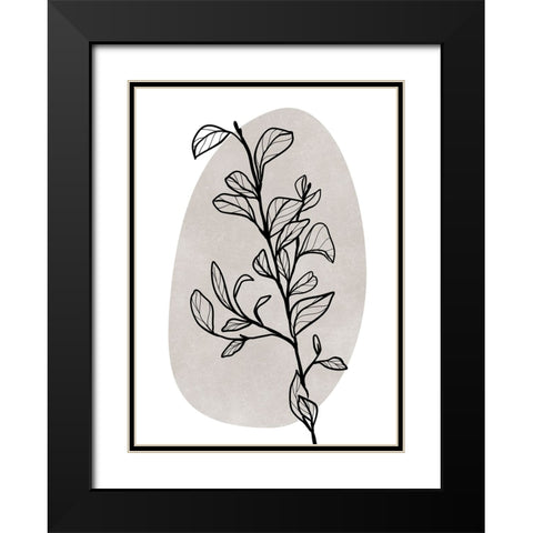 Garran I Black Modern Wood Framed Art Print with Double Matting by Laiz Blursbyai, Rosana