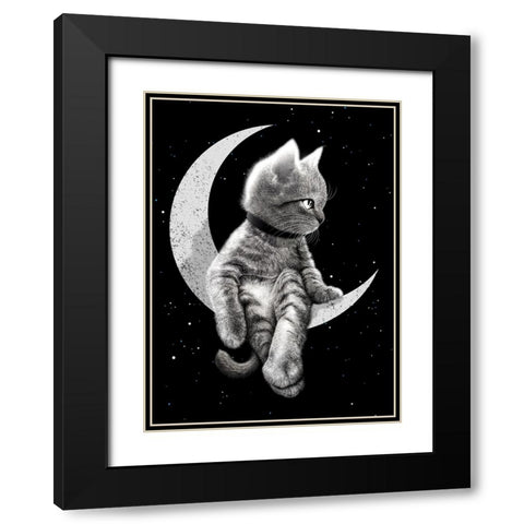 Dreamer2023 Black Modern Wood Framed Art Print with Double Matting by Lawless, Adam