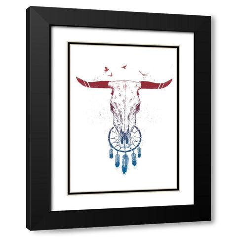 Beautiful dream Black Modern Wood Framed Art Print with Double Matting by Solti, Balazs