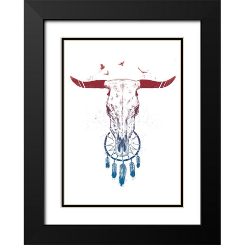 Beautiful dream Black Modern Wood Framed Art Print with Double Matting by Solti, Balazs