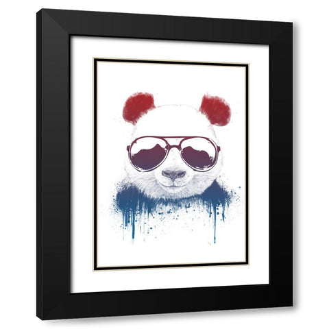 Stay Cool II Black Modern Wood Framed Art Print with Double Matting by Solti, Balazs