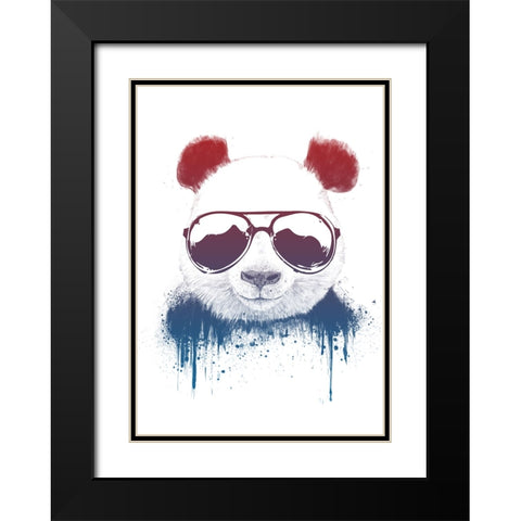Stay Cool II Black Modern Wood Framed Art Print with Double Matting by Solti, Balazs