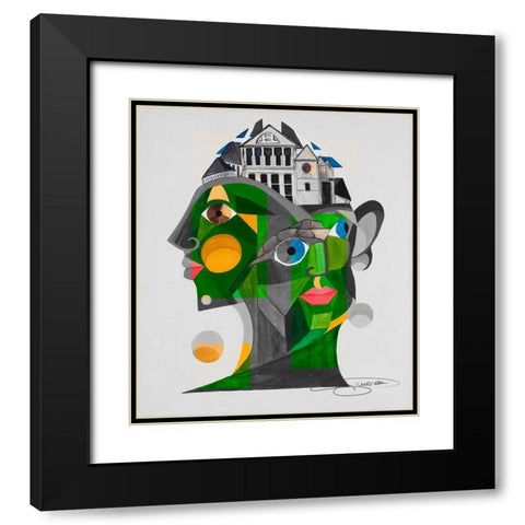 St. Andrews- Home of Golf Black Modern Wood Framed Art Print with Double Matting by Florea, Simona