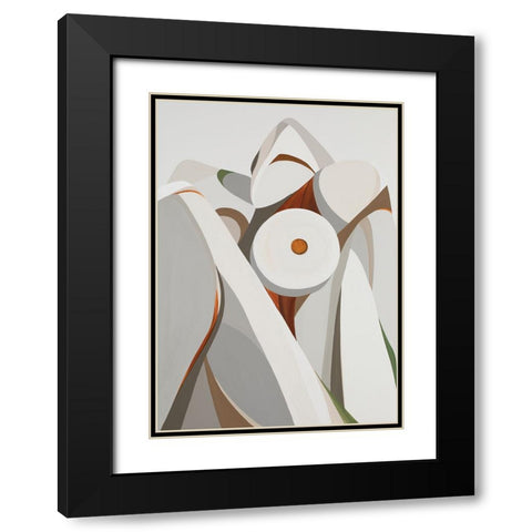 Home II Black Modern Wood Framed Art Print with Double Matting by Florea, Simona