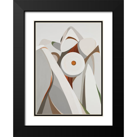 Home II Black Modern Wood Framed Art Print with Double Matting by Florea, Simona