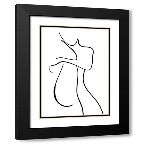 Daydreaming I Black Modern Wood Framed Art Print with Double Matting by Laiz Blursbyai, Rosana