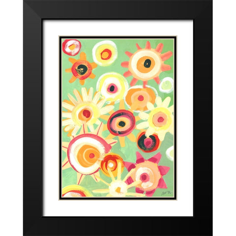Sunny Days Black Modern Wood Framed Art Print with Double Matting by Zwara, Ania