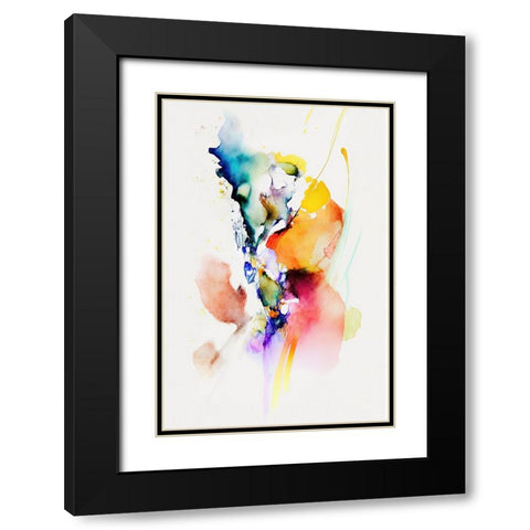 Right in the middle Black Modern Wood Framed Art Print with Double Matting by Mauro