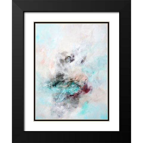 Chilled by the Ocean wind Black Modern Wood Framed Art Print with Double Matting by Wattre, Francoise
