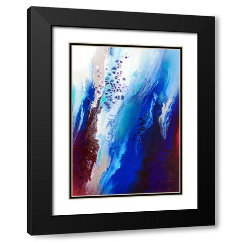 Acclivity Black Modern Wood Framed Art Print with Double Matting by Storms, Alyson