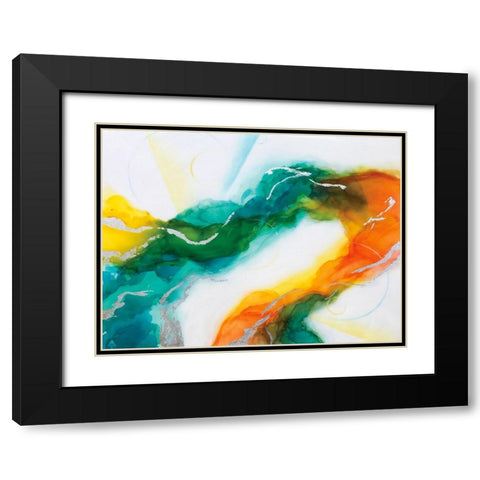 Adaptive Optics Black Modern Wood Framed Art Print with Double Matting by Storms, Alyson