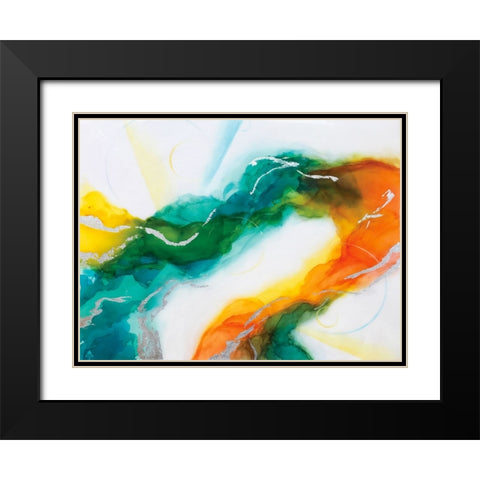 Adaptive Optics Black Modern Wood Framed Art Print with Double Matting by Storms, Alyson