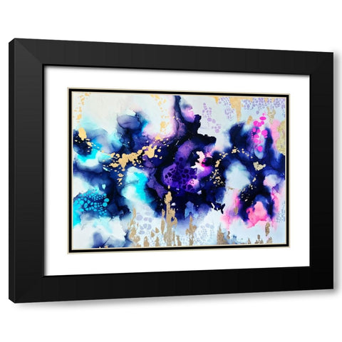 Awaken Black Modern Wood Framed Art Print with Double Matting by Storms, Alyson