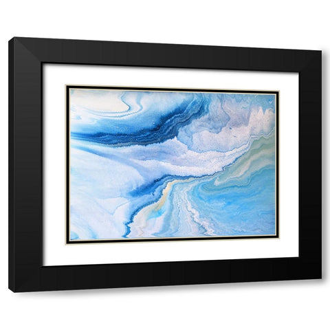 Colorful Ocean Black Modern Wood Framed Art Print with Double Matting by Storms, Alyson