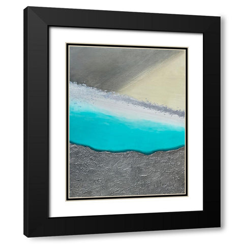 Desert Oasis 2 Black Modern Wood Framed Art Print with Double Matting by Storms, Alyson