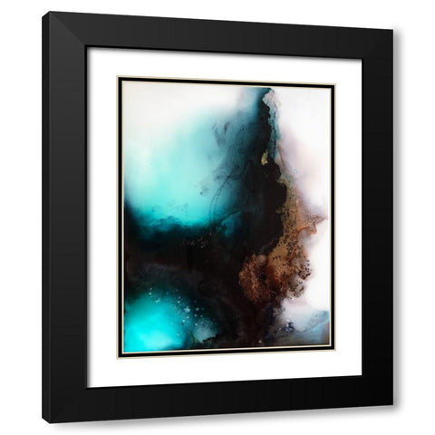 Fortune Black Modern Wood Framed Art Print with Double Matting by Storms, Alyson