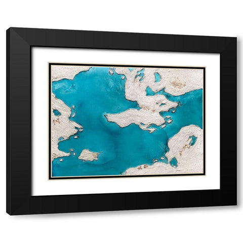 Great Barrier Reef Black Modern Wood Framed Art Print with Double Matting by Storms, Alyson