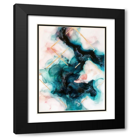 Illumination Black Modern Wood Framed Art Print with Double Matting by Storms, Alyson