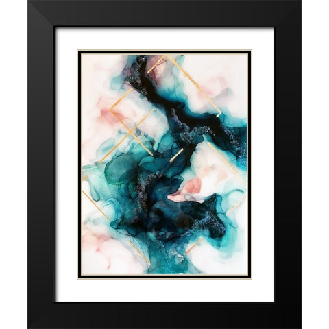 Illumination Black Modern Wood Framed Art Print with Double Matting by Storms, Alyson