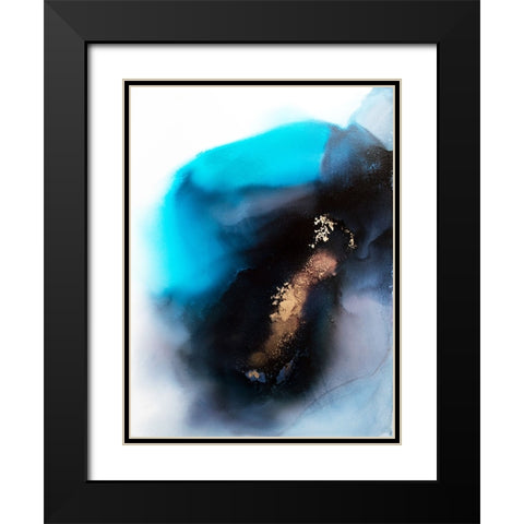 Inception Black Modern Wood Framed Art Print with Double Matting by Storms, Alyson