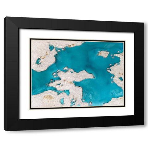 Pugetsound Std Black Modern Wood Framed Art Print with Double Matting by Storms, Alyson